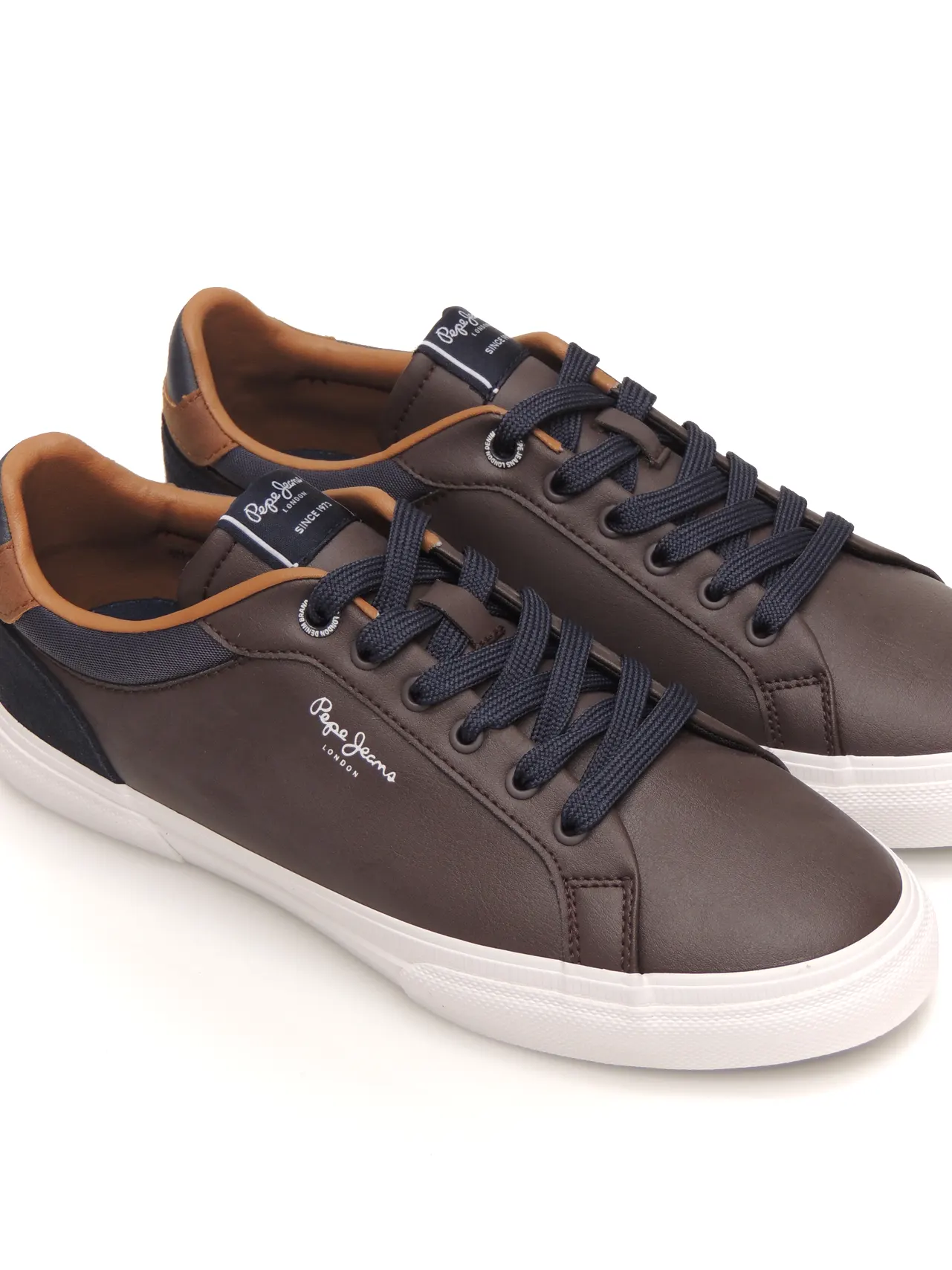 sneakers--pepe jeans-pms30839-polipiel-marrÓn