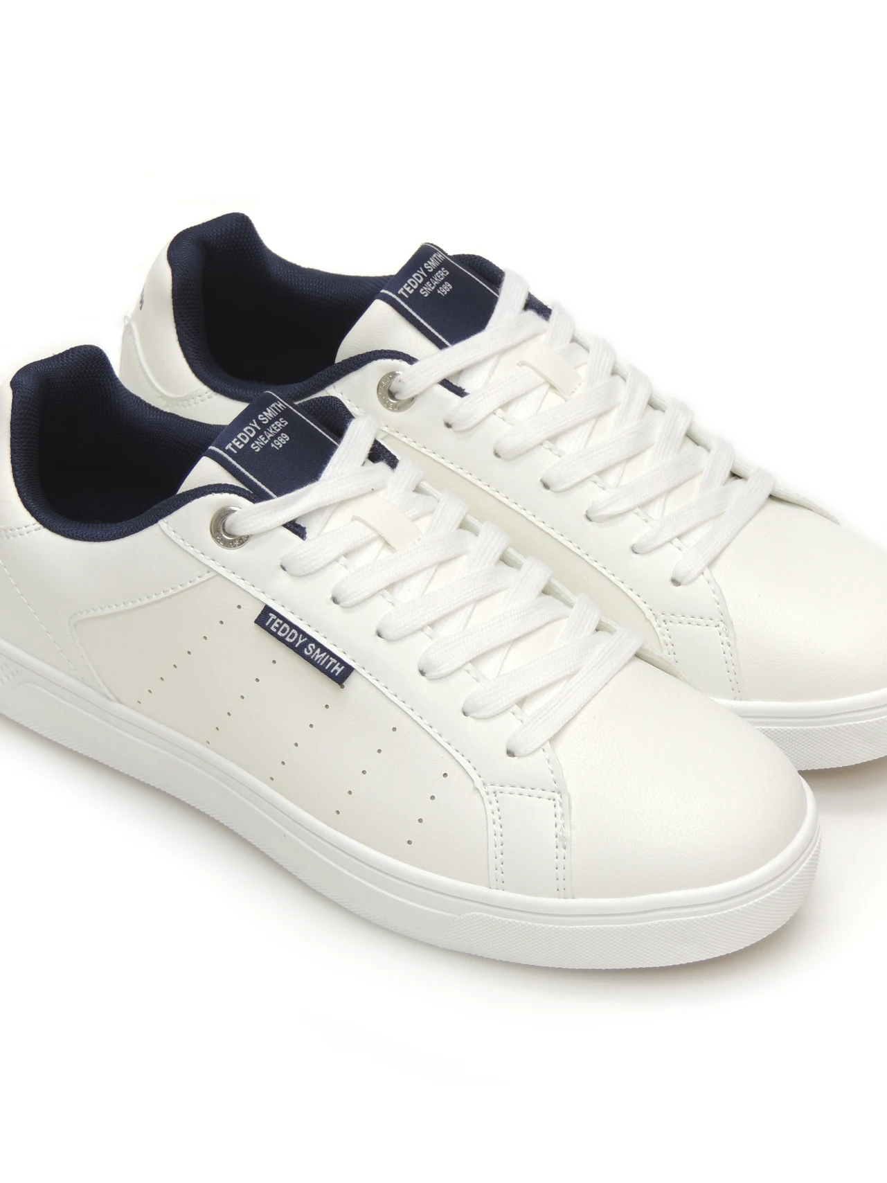 sneakers--teddy smith-120091-polipiel-blanco