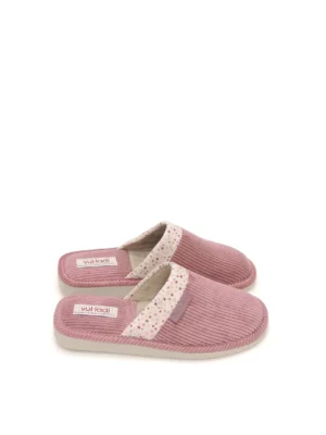 zapatillas-estar en casa-vulladi-7071-367-textil-rosa