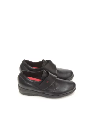 zapatos-de velcro-pepe saenz-20657-piel-negro
