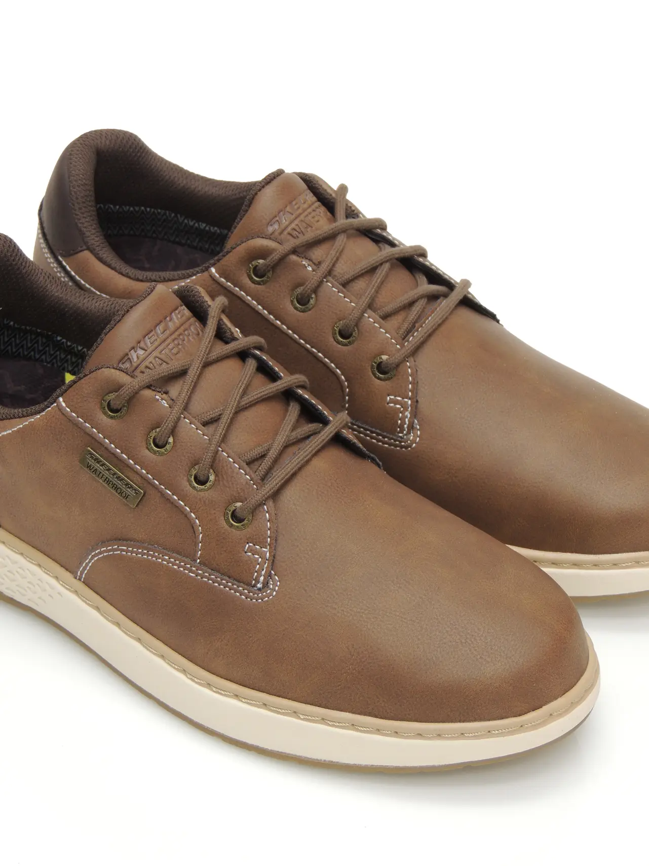 zapatos-impermeables-skechers-205234-polipiel-marrÓn